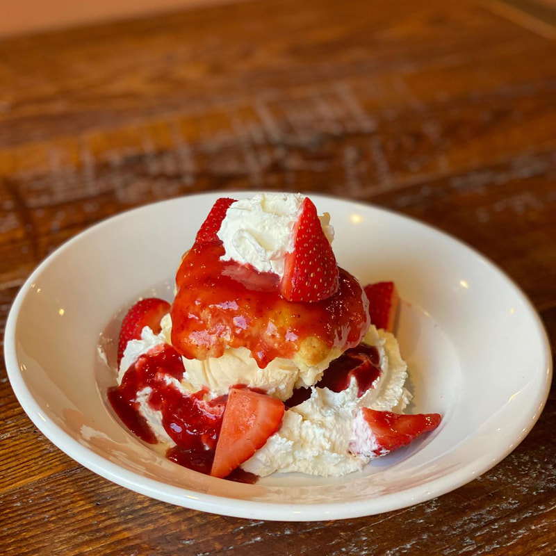 Strawberry Shortcake at Caroling Lowcountry Kitchen in Grand Rapids, MI